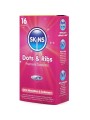 SKINS DOTS RIBS PRESERVATIVOS PREMIUM PACK 16