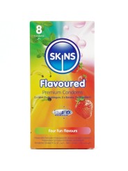 SKINS MULTI SABORES PRESERVATIVOS PREMIUM PACK 8