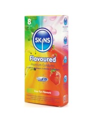 SKINS MULTI SABORES PRESERVATIVOS PREMIUM PACK 8