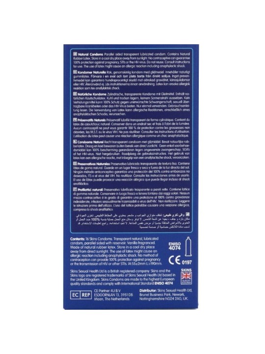 SKINS NATURAL PRESERVATIVOS PREMIUM PACK 16