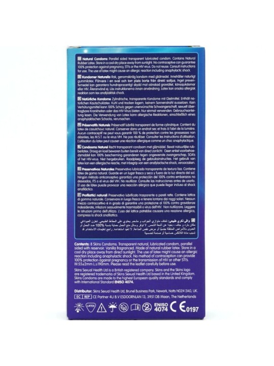 SKINS NATURAL PRESERVATIVOS PREMIUM PACK 8