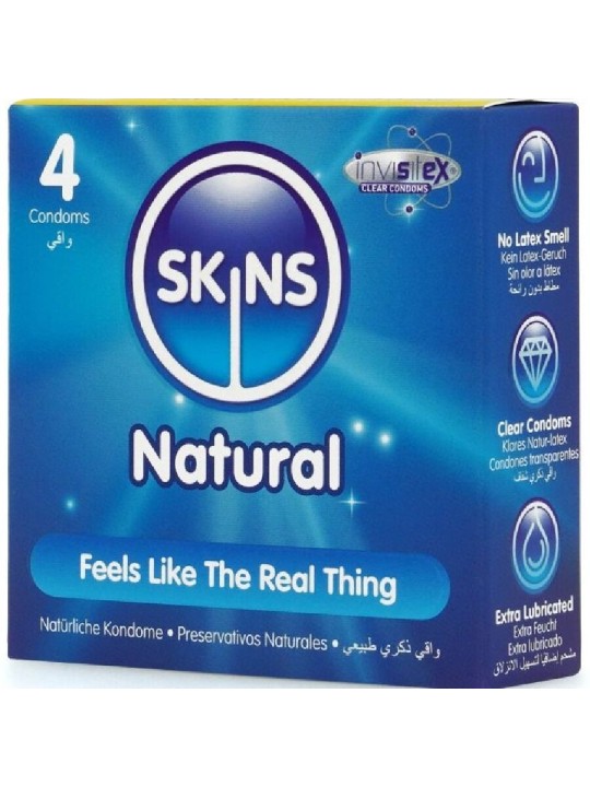 SKINS NATURAL PRESERVATIVOS PREMIUM PACK 4
