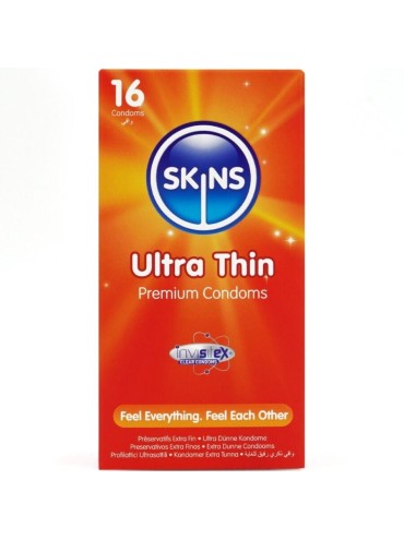 SKINS ULTRAFINOS PRESERVATIVOS PREMIUM PACK 16