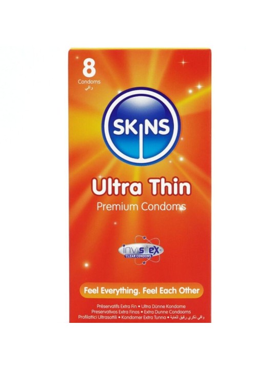 SKINS ULTRAFINOS PRESERVATIVOS PREMIUM PACK 8