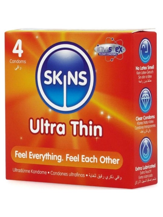 SKINS ULTRAFINOS PRESERVATIVOS PREMIUM PACK 4