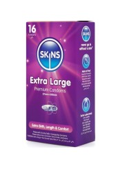 SKINS TAMANO XL PRESERVATIVOS PREMIUM PACK 16