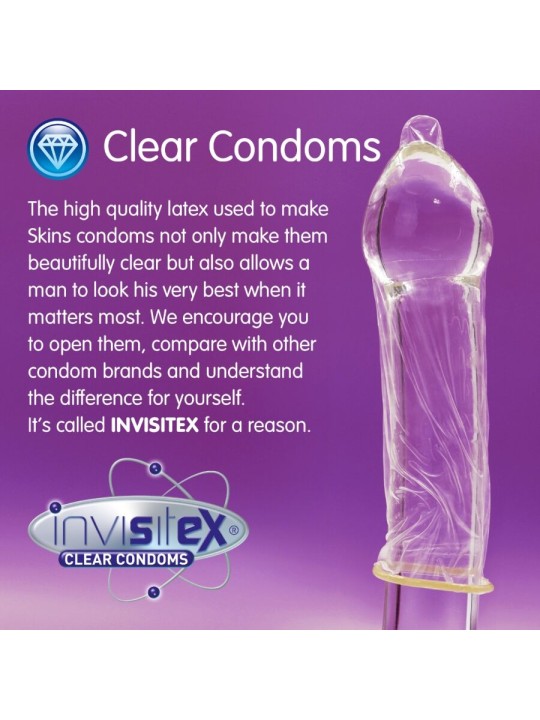 SKINS TAMANO XL PRESERVATIVOS PREMIUM PACK 4