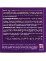 SKINS TAMANO XL PRESERVATIVOS PREMIUM PACK 4