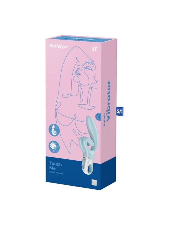 SATISFYER TOUCH ME VIBRADOR RABBIT AZUL