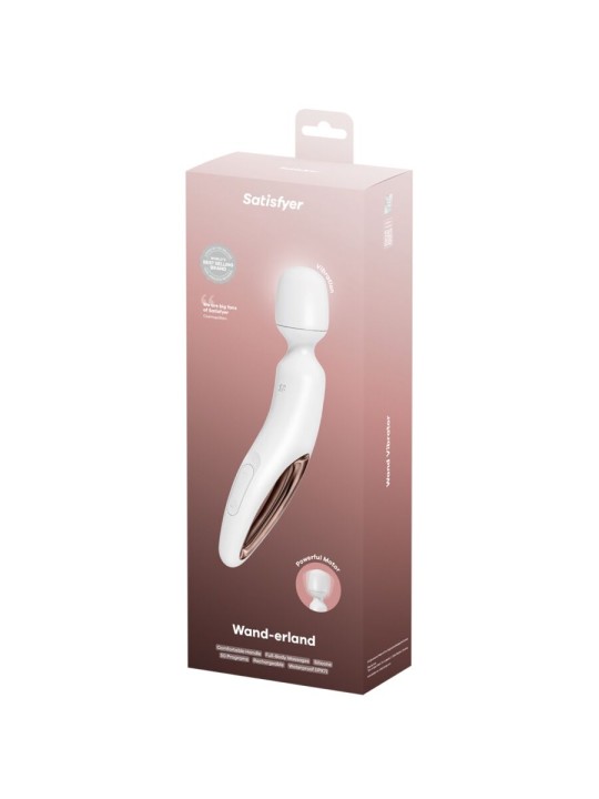 SATISFYER WAND ERLAND MASAJEADOR VIBRADOR BLANCO