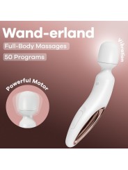 SATISFYER WAND ERLAND MASAJEADOR VIBRADOR BLANCO