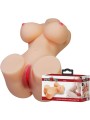 CRAZY BULL HETTY TORSO FEMENINO REALISTA VAGINA Y ANAL 19 KG