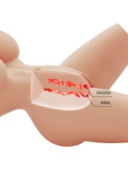 CRAZY BULL LILY TORSO FEMENINO REALISTA VAGINA Y ANAL 4 KG