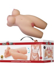 CRAZY BULL MIA TORSO FEMENINO REALISTA VAGINA Y ANAL 85 KG
