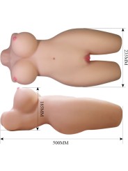 CRAZY BULL MIA TORSO FEMENINO REALISTA VAGINA Y ANAL 85 KG