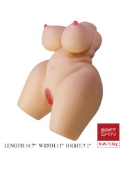 CRAZY BULL GRACE TORSO FEMENINO REALISTA VAGINA Y ANAL 75 KG