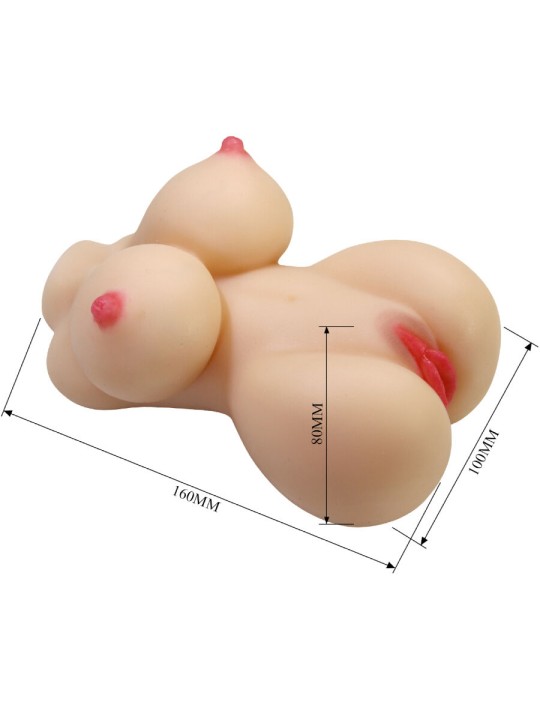 CRAZY BULL HERTA MINI TORSO FEMENINO REALISTA VAGINA 497 G