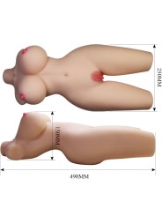 CRAZY BULL TIFFANY TORSO FEMENINO REALISTA VAGINA Y ANAL 55 KG