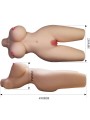 CRAZY BULL TIFFANY TORSO FEMENINO REALISTA VAGINA Y ANAL 55 KG