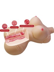 CRAZY BULL DIANA TORSO FEMENINO REALISTA VAGINA Y ANAL 5 KG