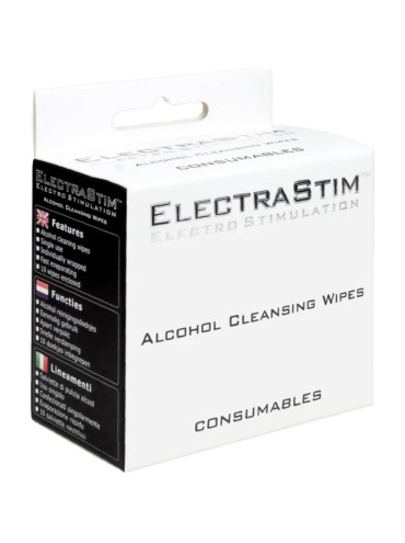 ELECTRASTIM TOALLITAS HIGIENICAS CON ALCOHOL 10 UNIDADES