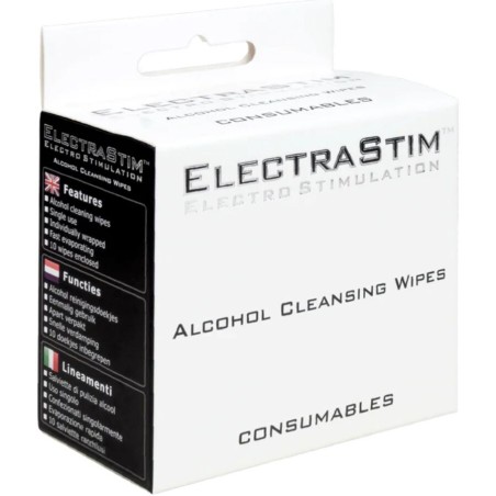 ELECTRASTIM TOALLITAS HIGIENICAS CON ALCOHOL 10 UNIDADES