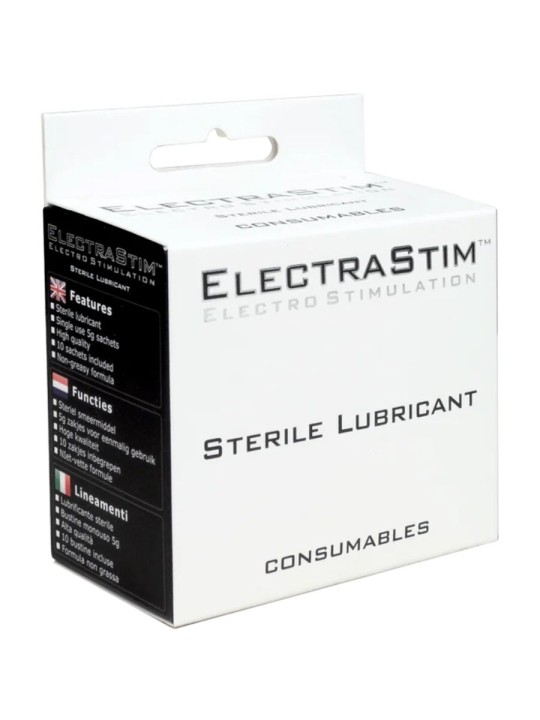 ELECTRASTIM LUBRICANTE ESTERILIZANTE 10 UNIDADES