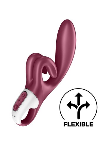 SATISFYER TOUCH ME VIBRADOR RABBIT ROJO