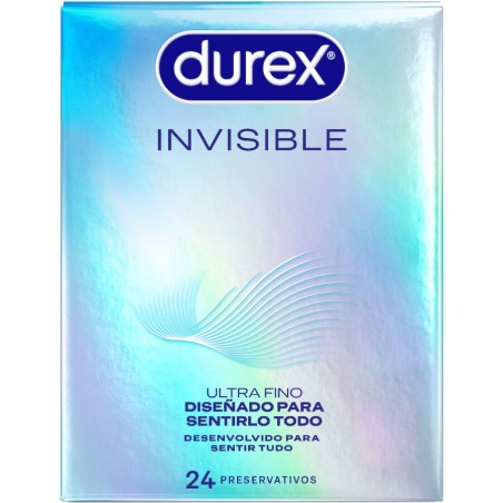DUREX PRESERVATIVOS INVISIBLE ULTRA FINO 24 UNIDADES