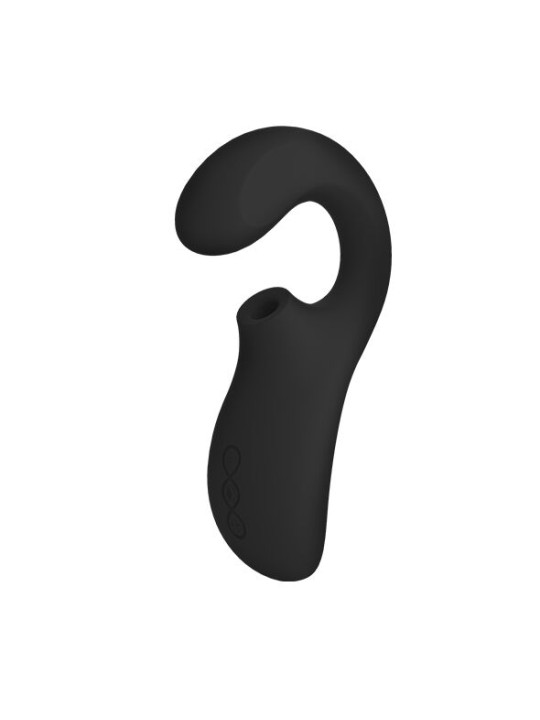 LELO ENIGMA DOBLE ESTIMULACION SUCCION MASAJEADOR NEGRO