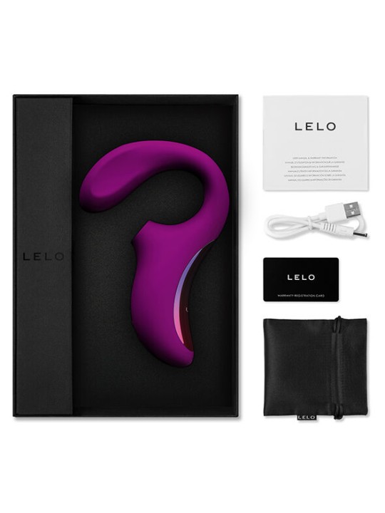 LELO ENIGMA DOBLE ESTIMULACION SUCCION MASAJEADOR MORADO