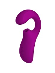 LELO ENIGMA DOBLE ESTIMULACION SUCCION MASAJEADOR MORADO