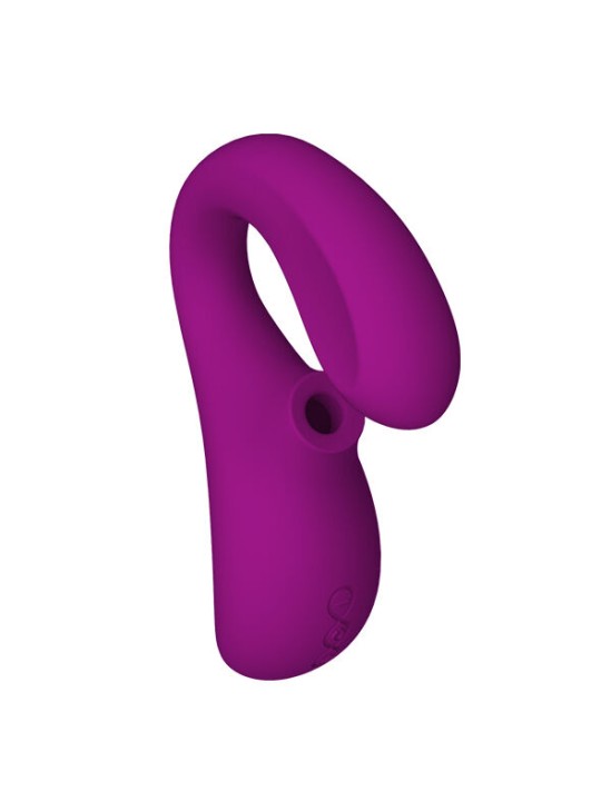 LELO ENIGMA DOBLE ESTIMULACION SUCCION MASAJEADOR MORADO