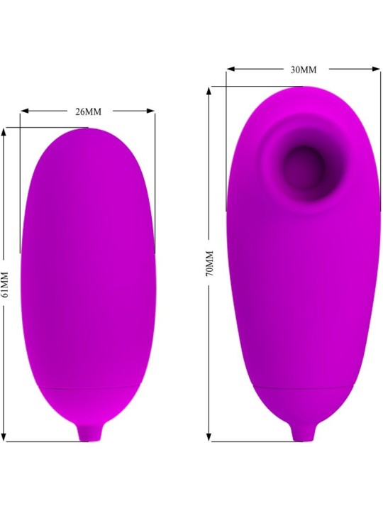 PRETTY LOVE BALA VIBRADORA Y ONDAS ESTIMULADORASA