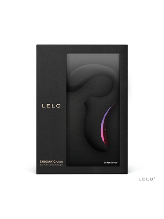 LELO ENIGMA CRUISE MASAJEADOR SONICO DOBLE ESTIMULACION NEGRO