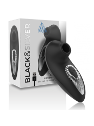 BLACKSILVER DRAKE DELUXE SUCKING VIBE SILICONA RECARGABLE NEGRO