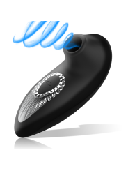 BLACKSILVER DRAKE DELUXE SUCKING VIBE SILICONA RECARGABLE NEGRO