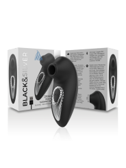 BLACKSILVER DRAKE DELUXE SUCKING VIBE SILICONA RECARGABLE NEGRO