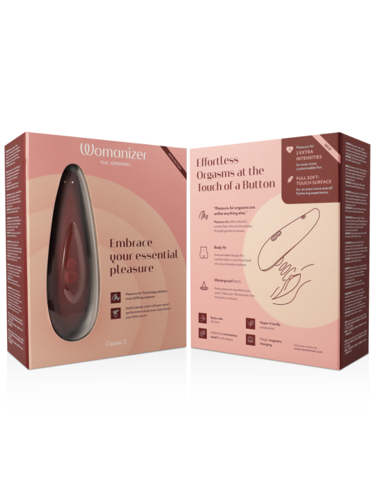 WOMANIZER CLASSIC 2 ESTIMULADOR DE CLITORIS BURDEOS