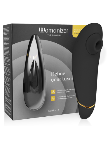 WOMANIZER PREMIUM 2 ESTIMULADOR DE CLITORIS NEGRO