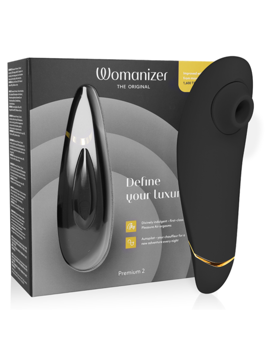 WOMANIZER PREMIUM 2 ESTIMULADOR DE CLITORIS NEGRO