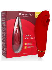 WOMANIZER PREMIUM 2 ESTIMULADOR DE CLITORIS BURDEOS