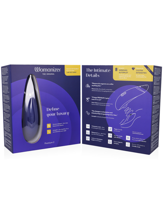 WOMANIZER PREMIUM 2 ESTIMULADOR DE CLITORIS ARANDANO