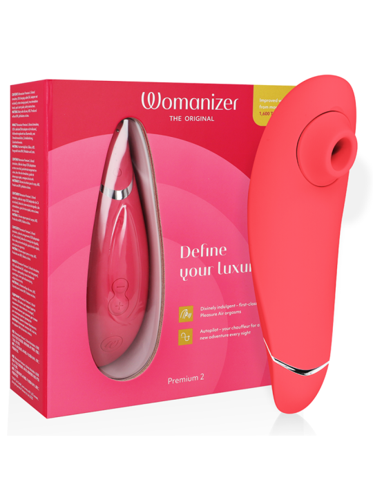WOMANIZER PREMIUM 2 ESTIMULADOR DE CLITORIS FRAMBUESA