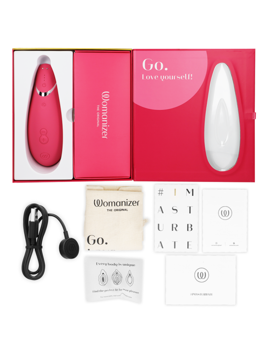 WOMANIZER PREMIUM 2 ESTIMULADOR DE CLITORIS FRAMBUESA