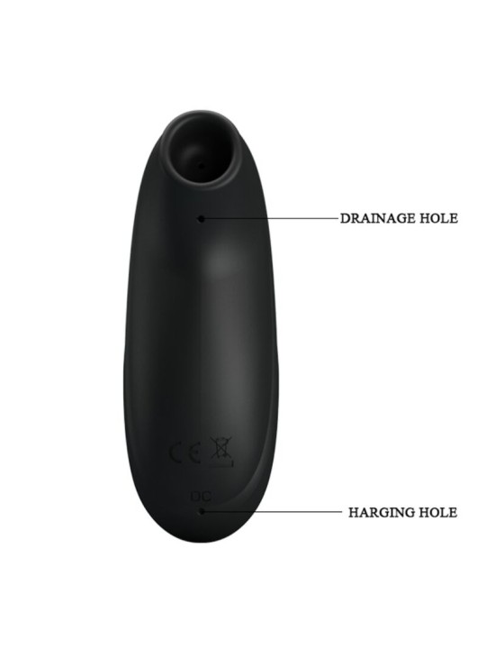 PRETTY LOVE ONDAS ESTIMULADORAS MASAJEADOR DE LUJO RECARGABLE NEGRO