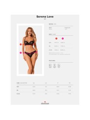 OBSESSIVE SERENA LOVE SET 2 PIEZAS XS S
