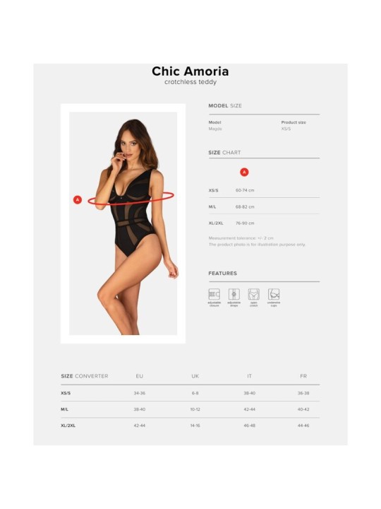 OBSESSIVE CHIC AMORIA TEDDY XS S