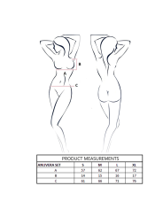 PASSION ANUVERA SET SUJETADOR TANGA BLANCO S M