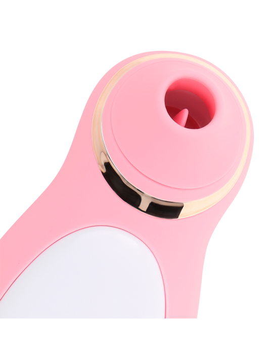 OHMAMA ESTIMULADOR CLITORIS LENGUA VIBRADORA 10 MODOS